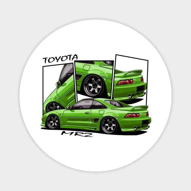 Toyota MR2, JDM Car Magnet by T-JD